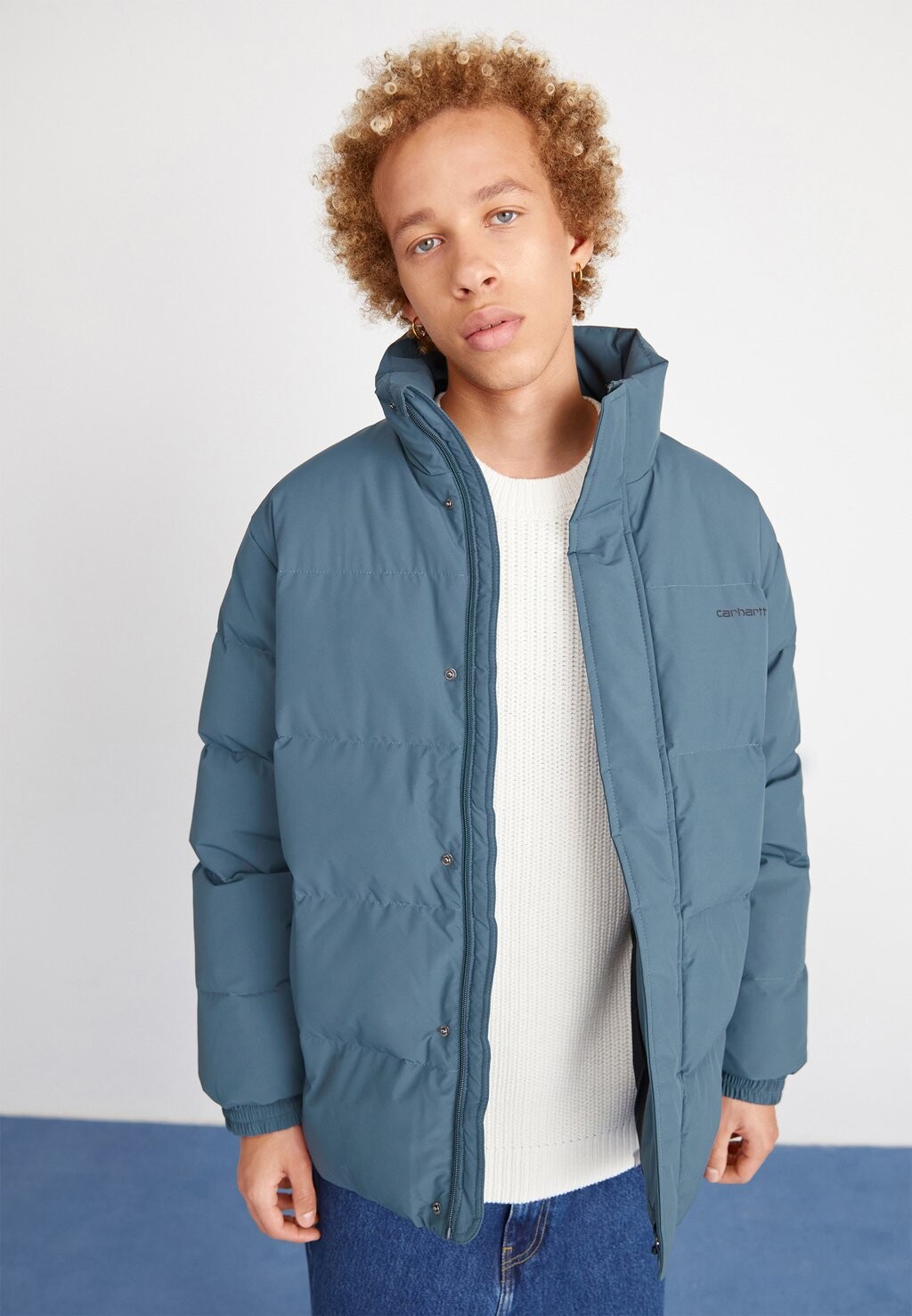 

Куртка зимняя Carhartt WIP DANVILLE JACKET, цвет blue-grey