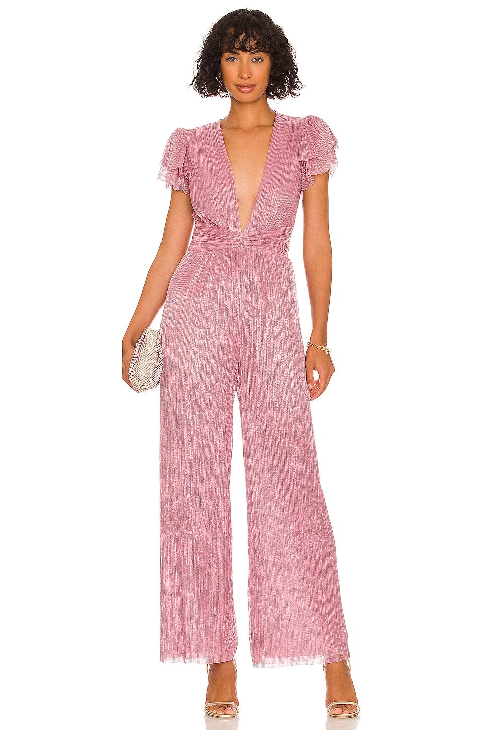 

Комбинезон Sabina Musayev x REVOLVE Donni, цвет Antique Rose