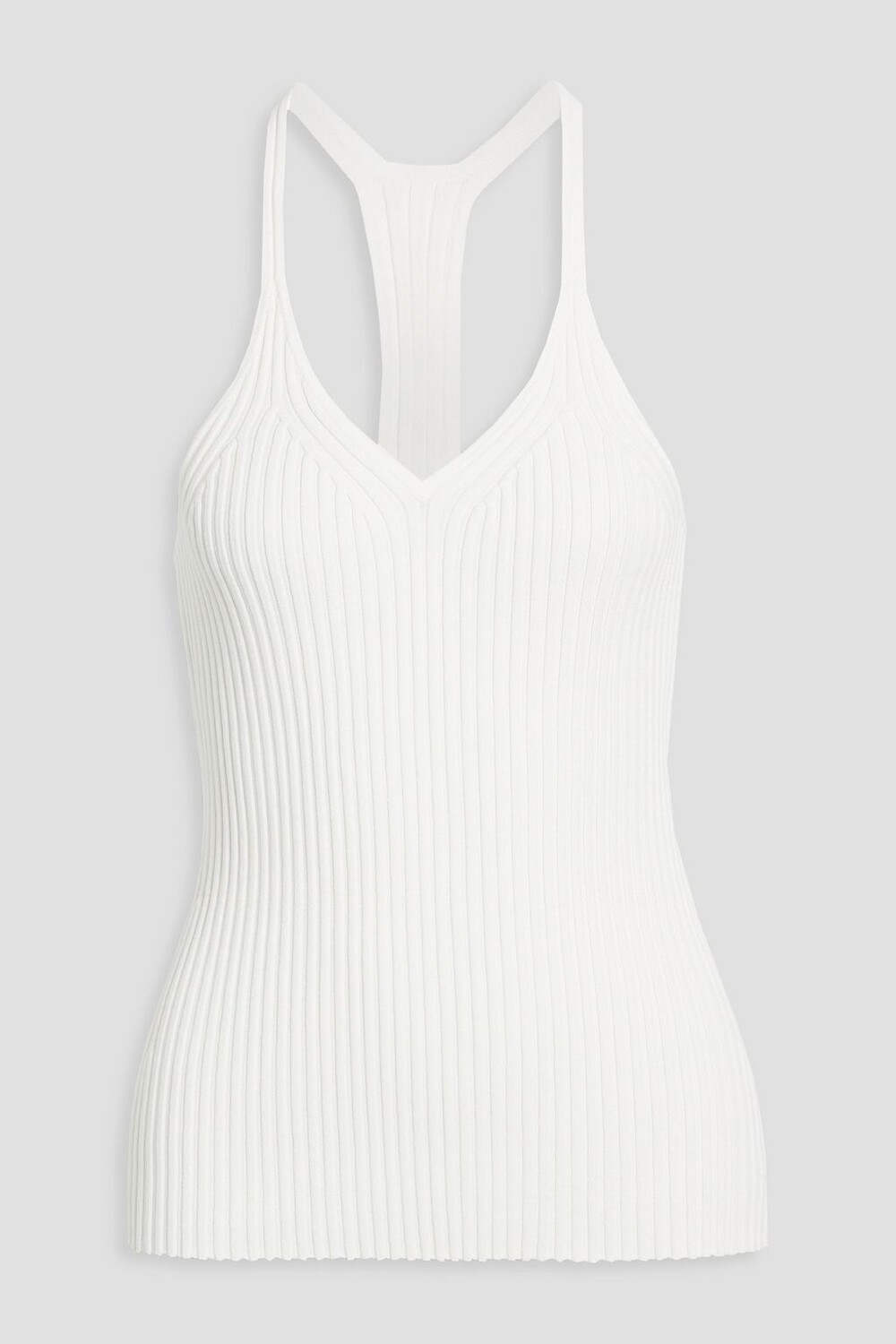 

Майка в рубчик HELMUT LANG, белый