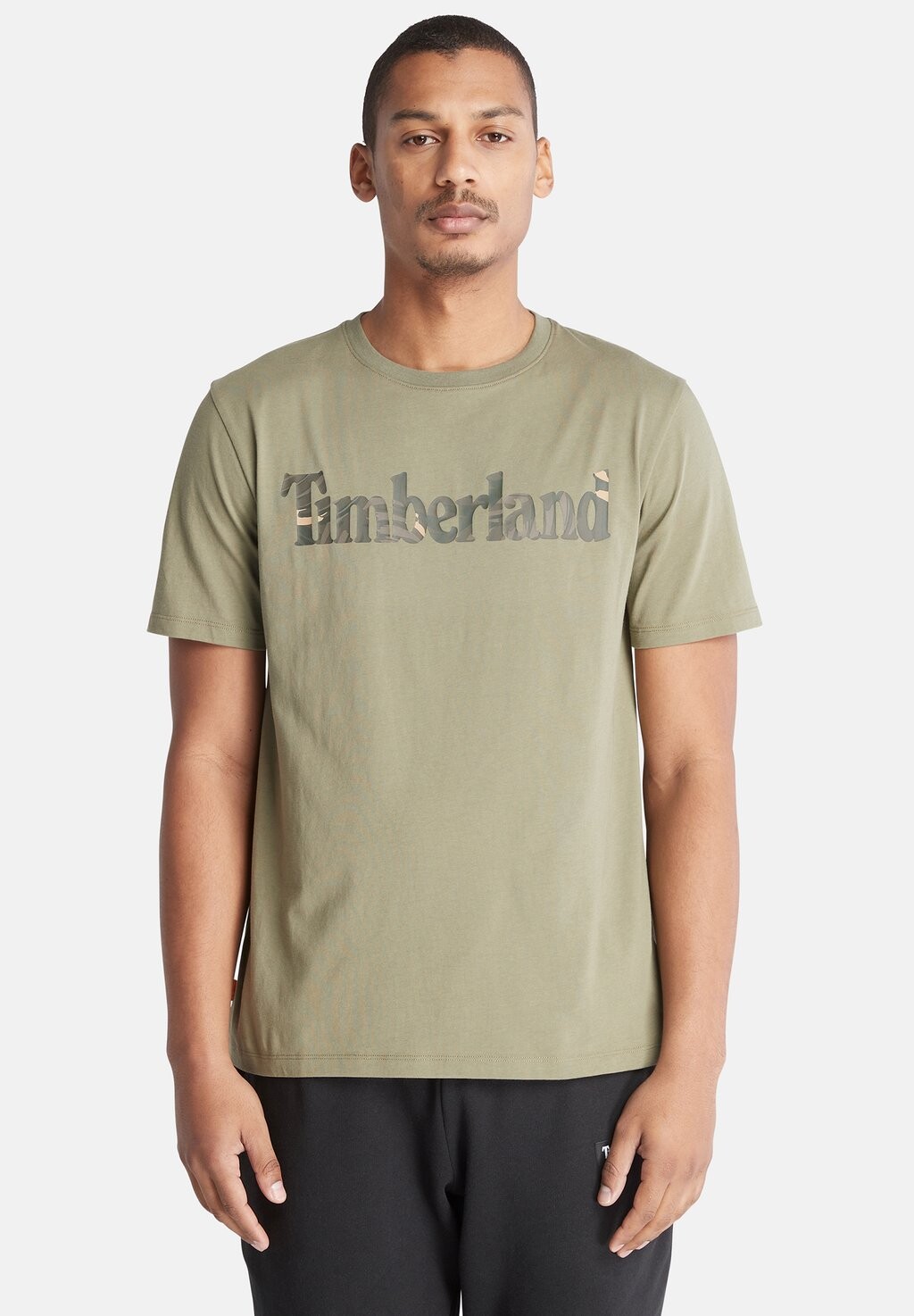 

Футболка с принтом Timberland, коричневый