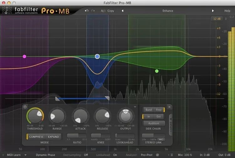 

Плагин компрессора FabFilter Pro-MB
