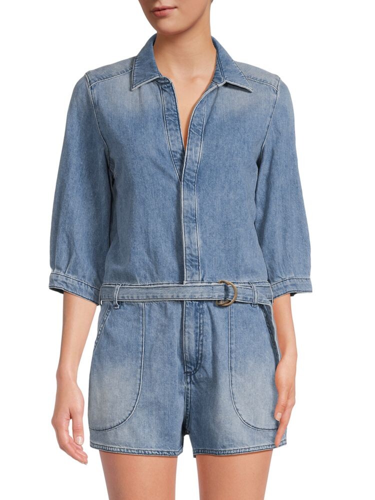 

Джинсовый комбинезон с поясом Ba&Sh, цвет Light Blue