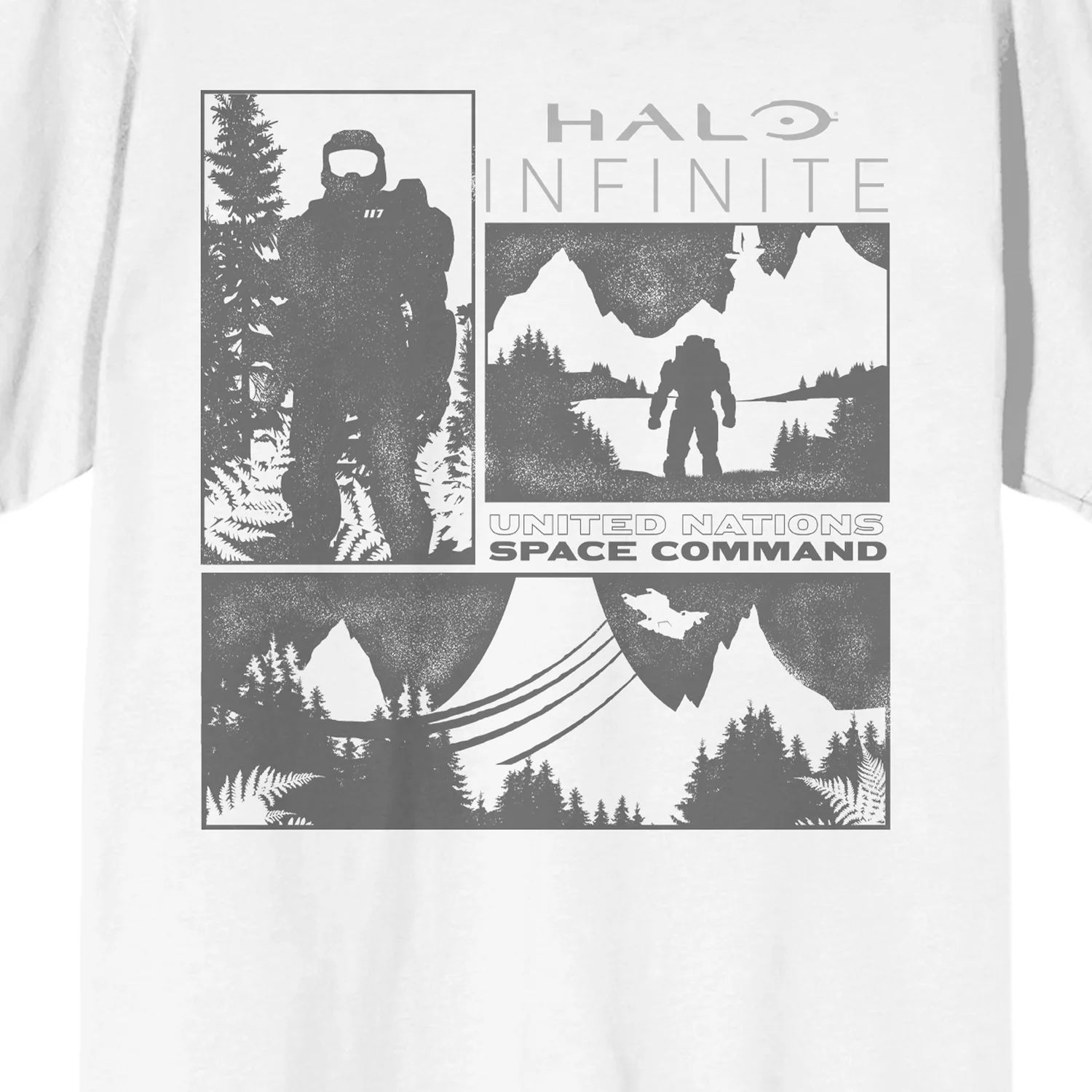 Мужская футболка Halo Infinite Natural Scenes Licensed Character сувенир pyramid halo infinite lakeside