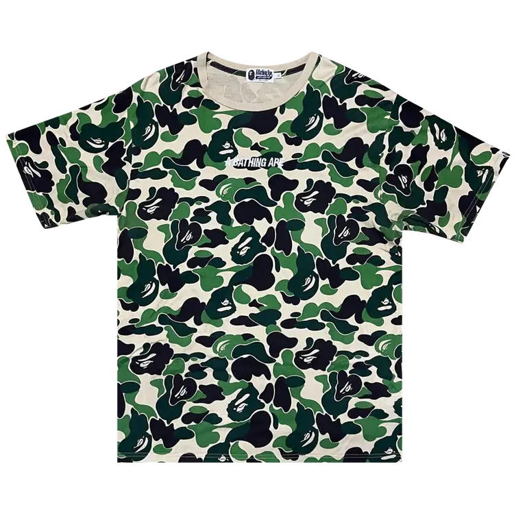 

Футболка BAPE ABC Camo 'White/Green', разноцветный
