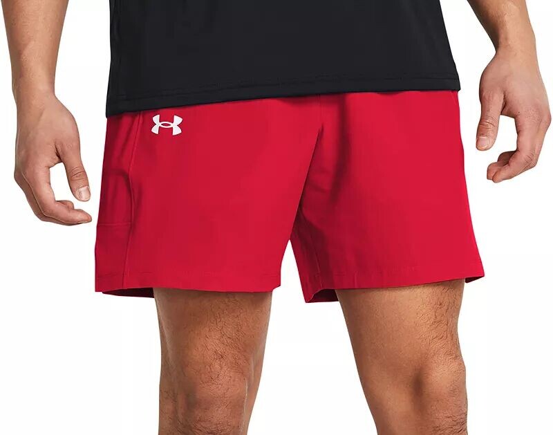 

Мужские тканые шорты базовой линии Under Armour, красный