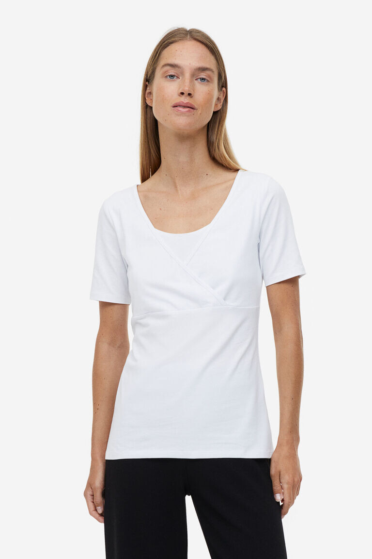 

Мама, 2 комплекта топов для кормления H&M, белый