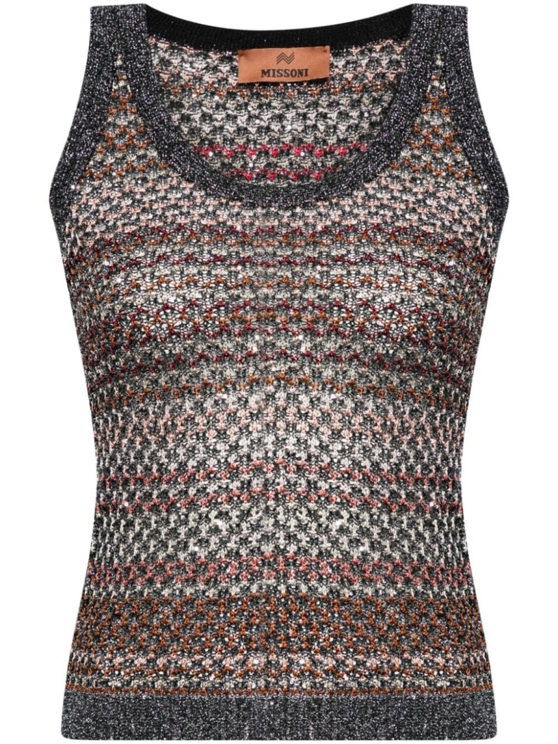 

Missoni топ в технике кроше, разноцветный