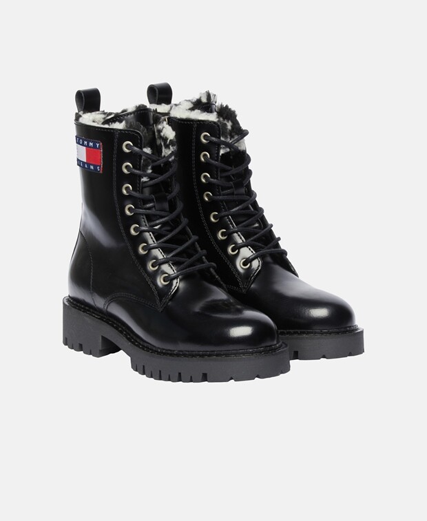 

Ботинки на шнуровке Tommy Jeans, черный