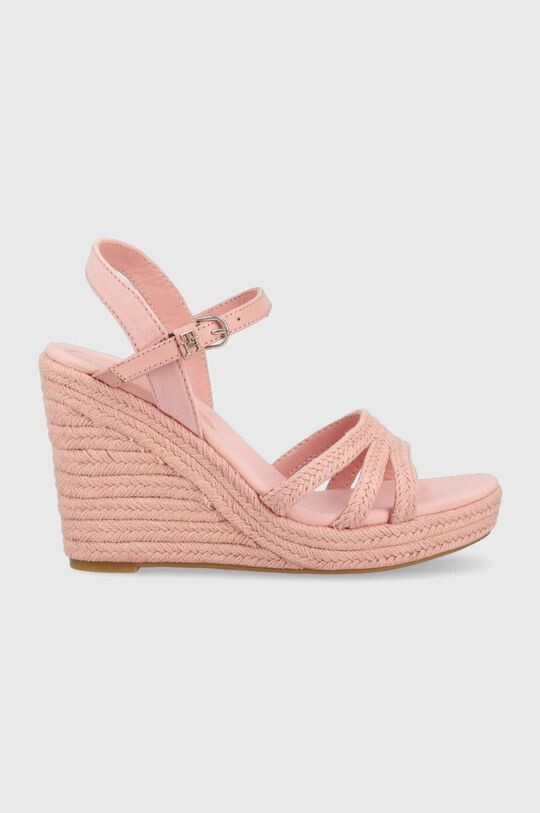 

Босоножки ESSENTIAL WEDGE SANDAL Tommy Hilfiger, розовый