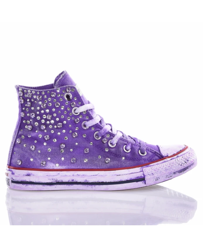 

Кроссовки ручной работы Converse, фиолетовый