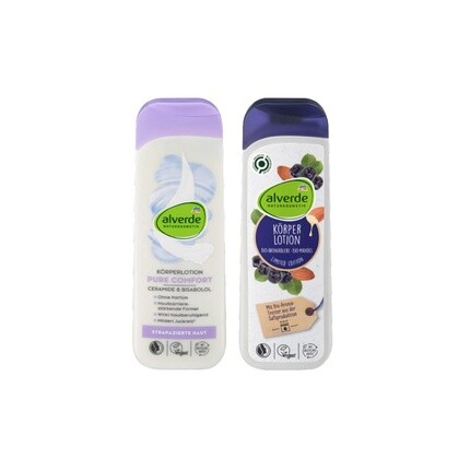 

Naturkosmetik Лосьон для тела Pure Comfort Успокаивающий без отдушек 250 мл + Лосьон для тела Арония Миндаль Масло ши 250 мл, Alverde