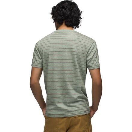 

Футболка Crew – мужская prAna, цвет Mineral Green Stripe