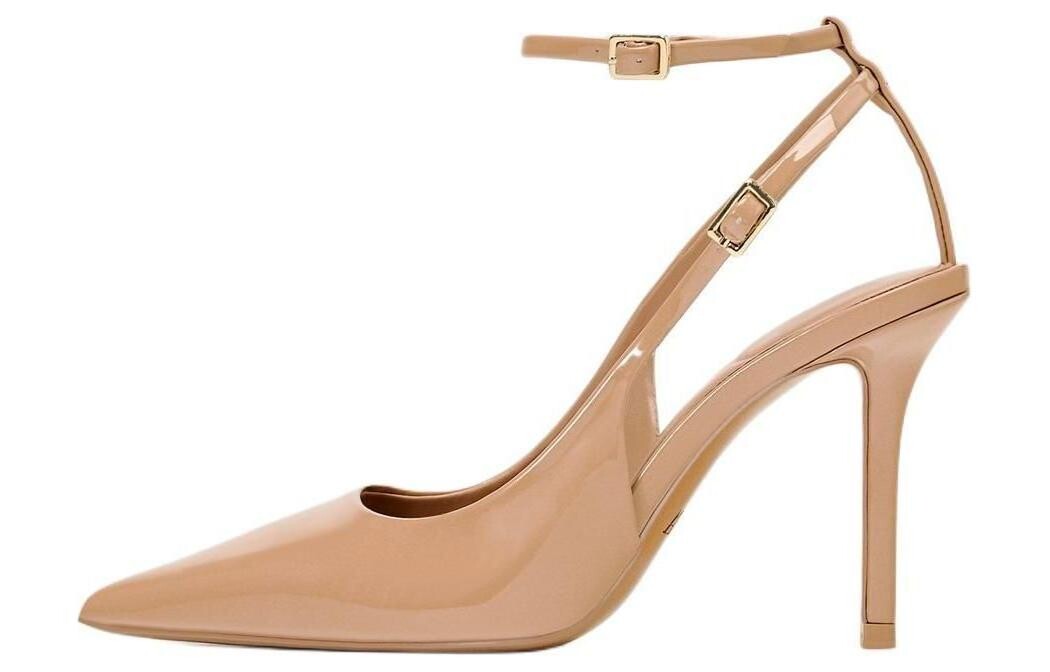 

Туфли на высоком каблуке женские розовые Zara