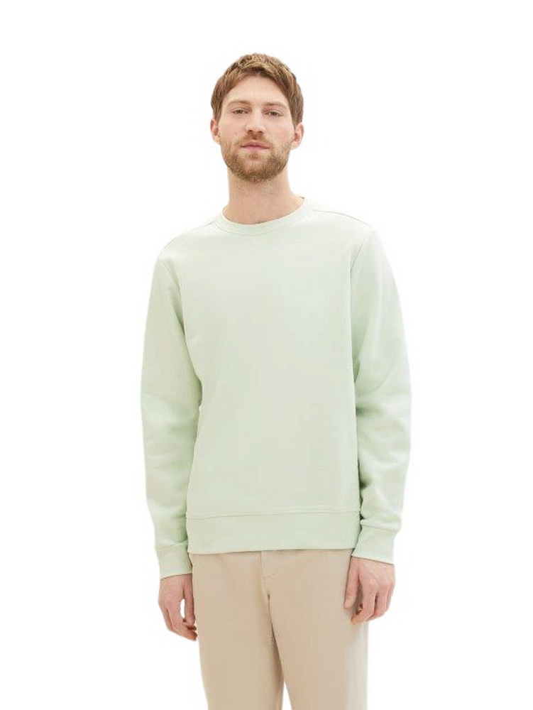 Пуловер Tom Tailor PRINTED CREWNECK, розовый пуловер tom tailor basic crewneck knit зеленый