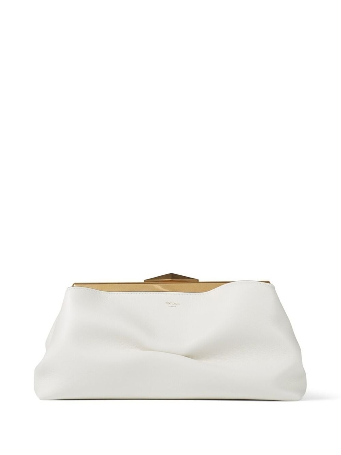 

Jimmy Choo большой клатч Diamond Frame, белый