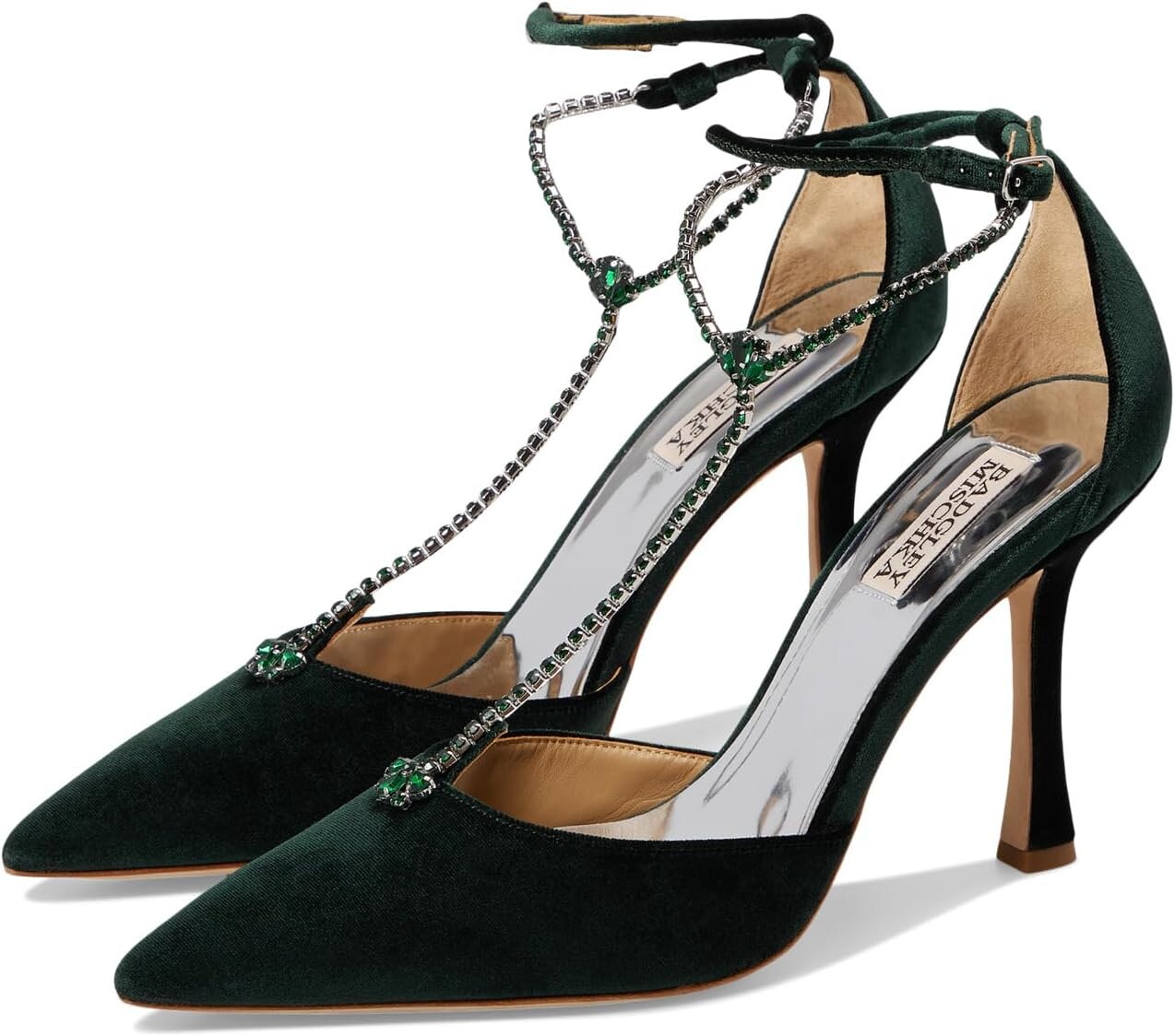 

Туфли Zayna Badgley Mischka, цвет Dark Emerald