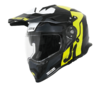 J34 Pro Tour Шлем для мотокросса Just1, черный матовый/флуоресцентный