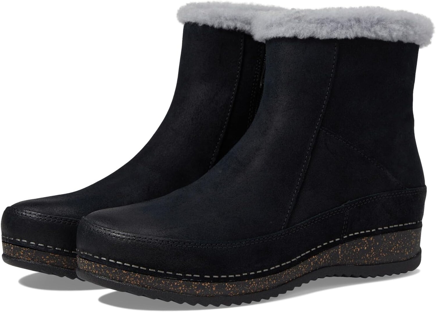 

Ботильоны Mitzy Dansko, цвет Black Burnished Suede