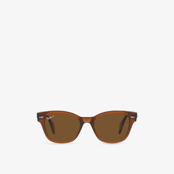 

RB0880S солнцезащитные очки в квадратной оправе из пропионата Ray-Ban, коричневый