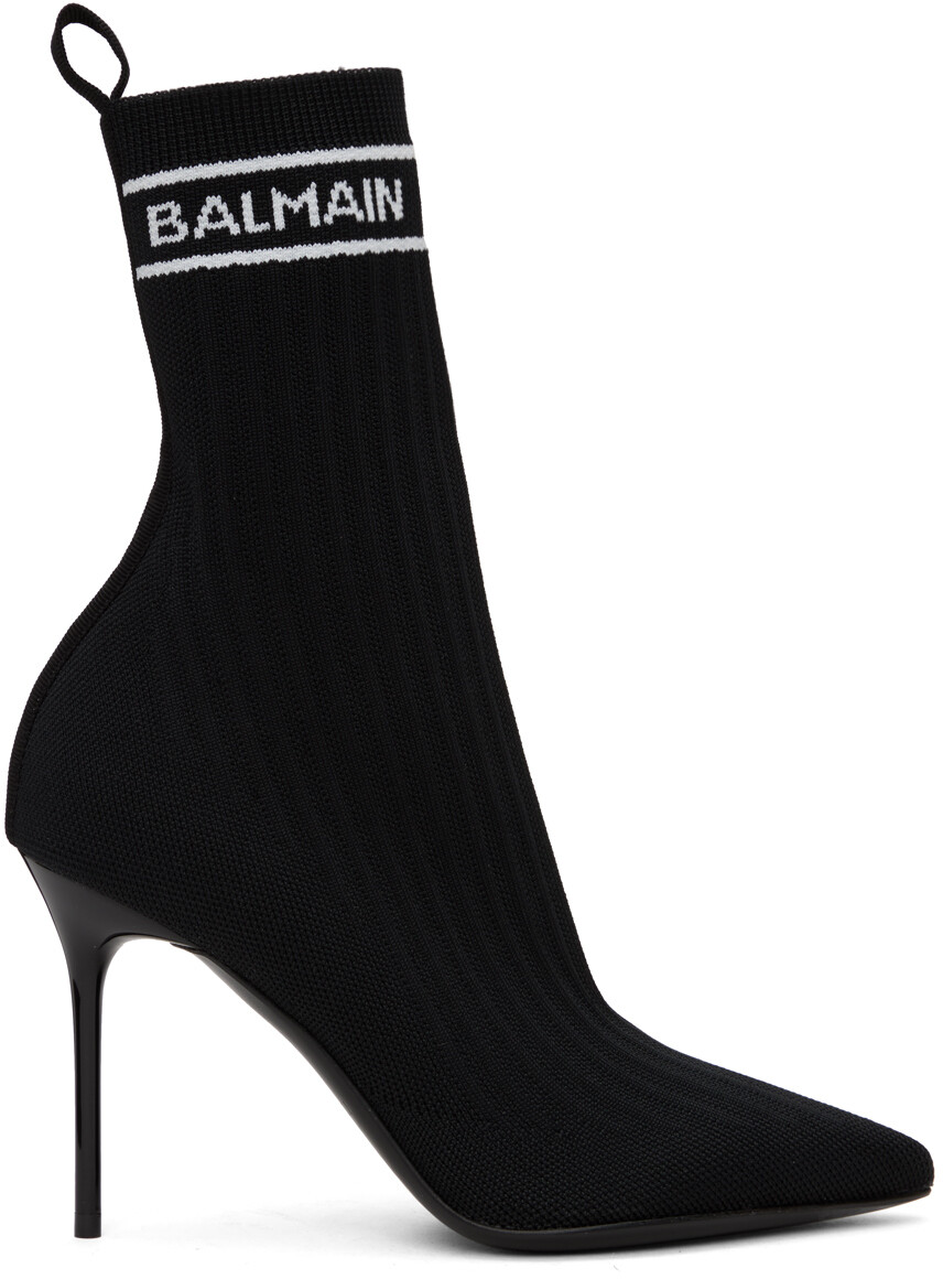 

Черные ботинки Balmain Skye