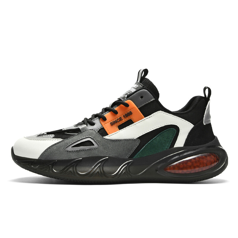 

Кроссовки мужские Lifestyle Shoes Men Low-Top Aokang, цвет Black and white [standard sports shoe size]