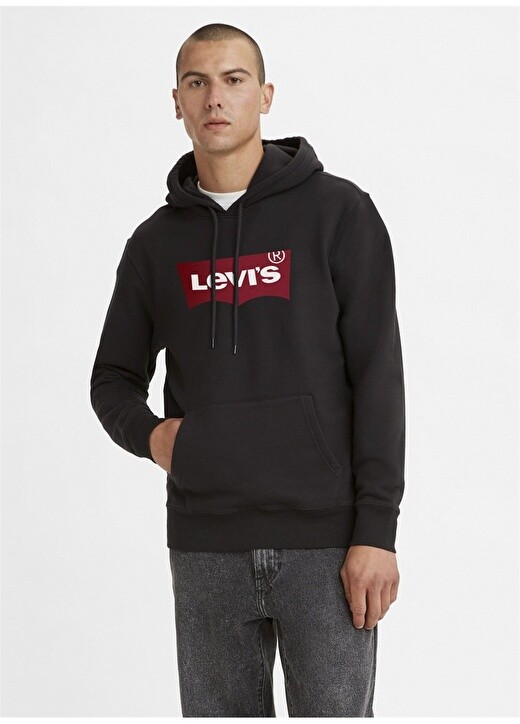 

Черная мужская Толстовка Levis, Черный