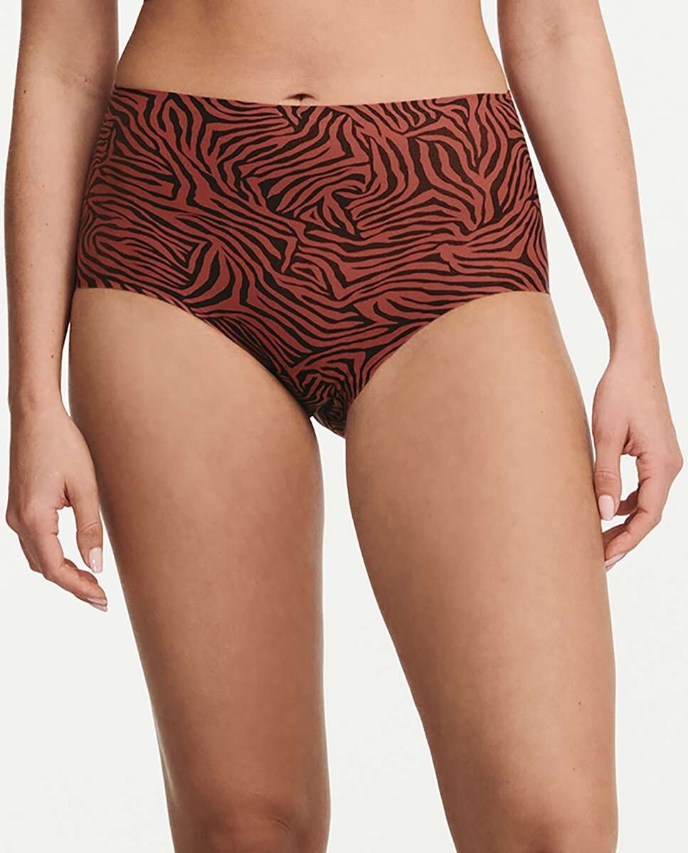 

Бесшовные высокие трусы Soft Stretch Chantelle, коричневый