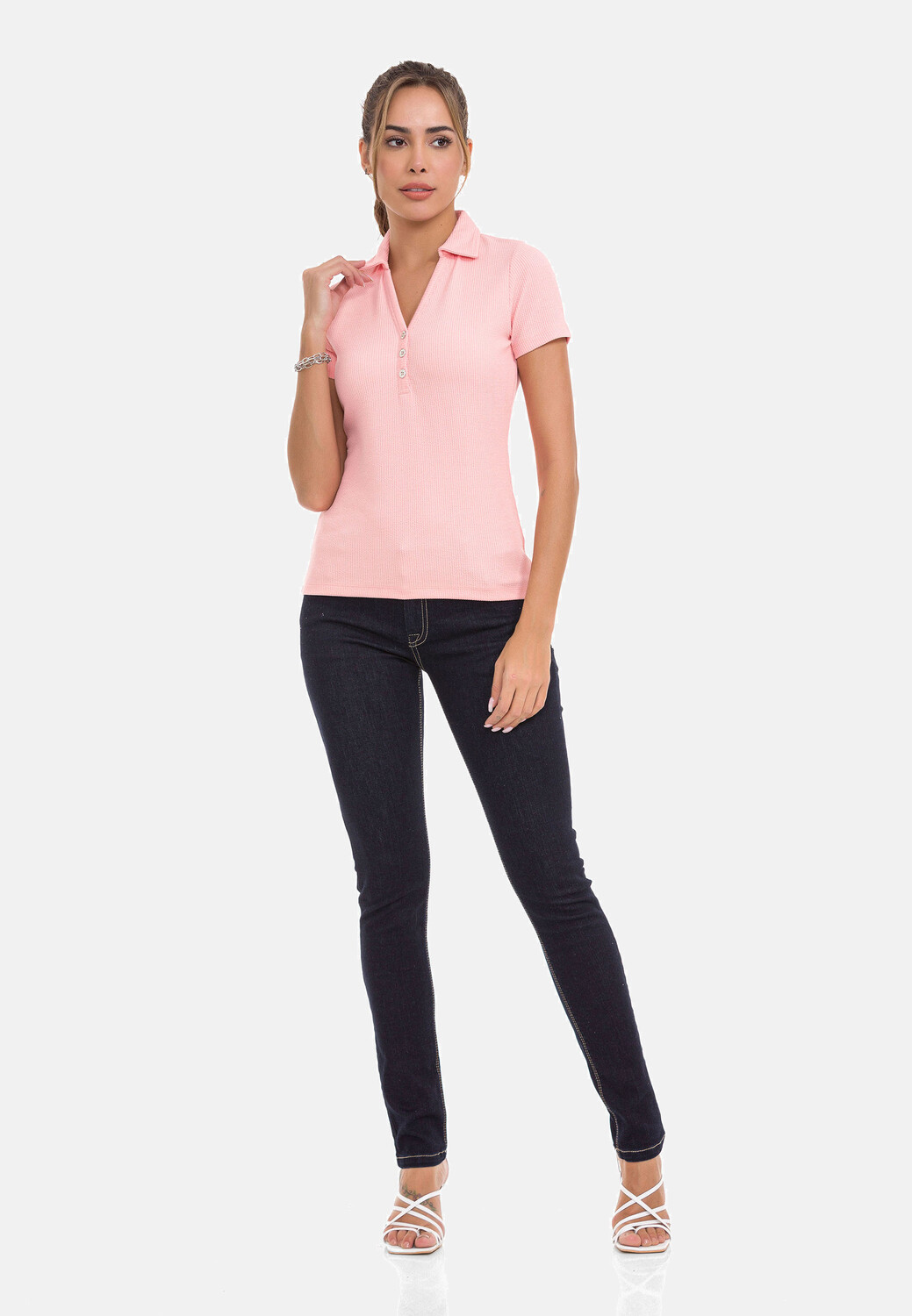 

Футболка Cipo & Baxx Polo, розовый