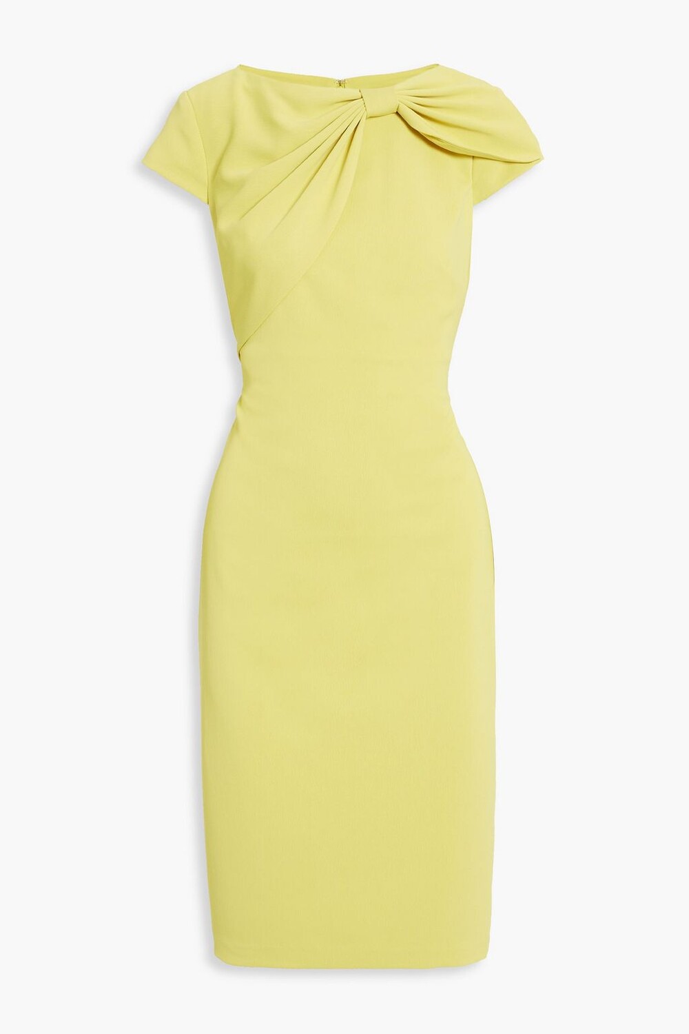 

Платье из крепа с бантом BADGLEY MISCHKA, желтый