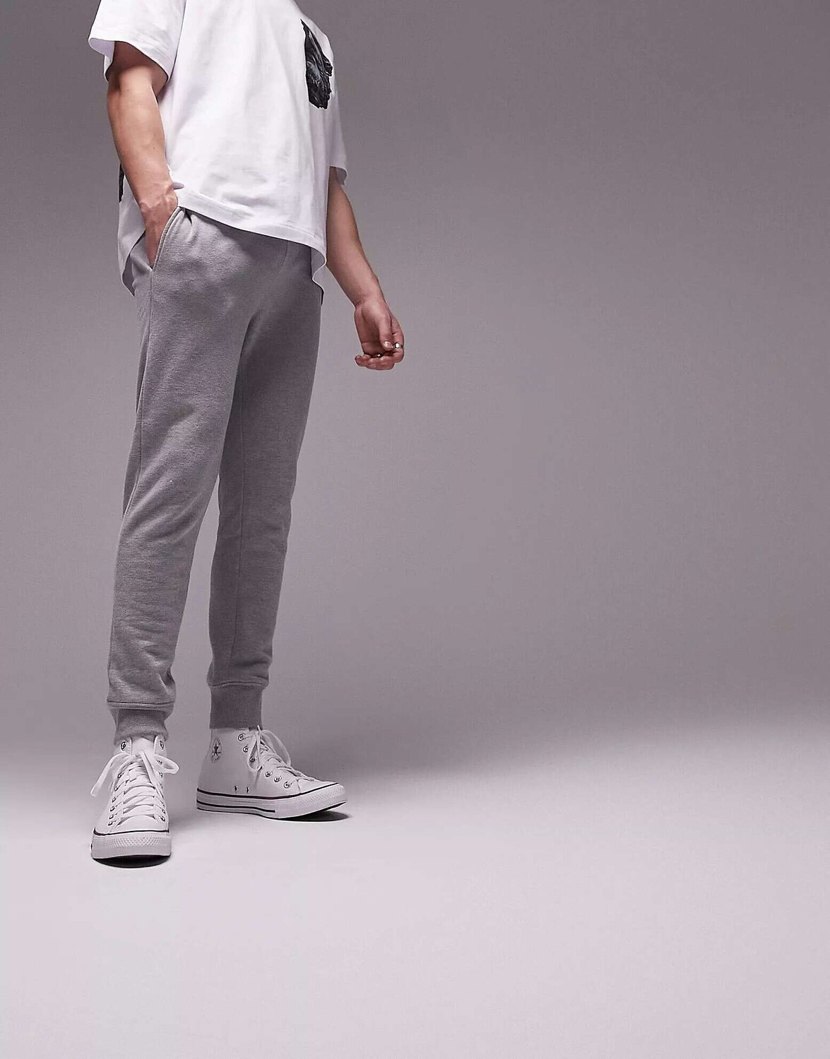 

Серые джоггеры Topman