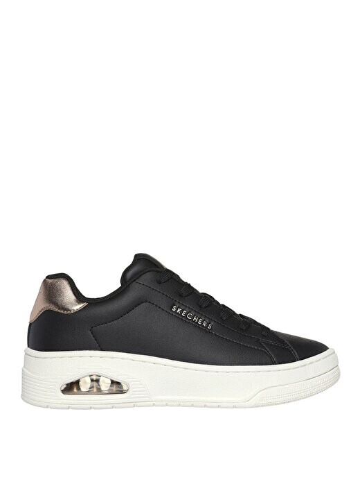 

Черные женские кроссовки Lifestyle 177700 BLK UNO COURT-COURTED AIR Skechers, черный