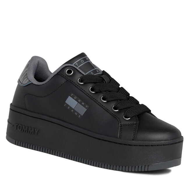 

Кроссовки Tommy Jeans TjwFlatform Animal, черный