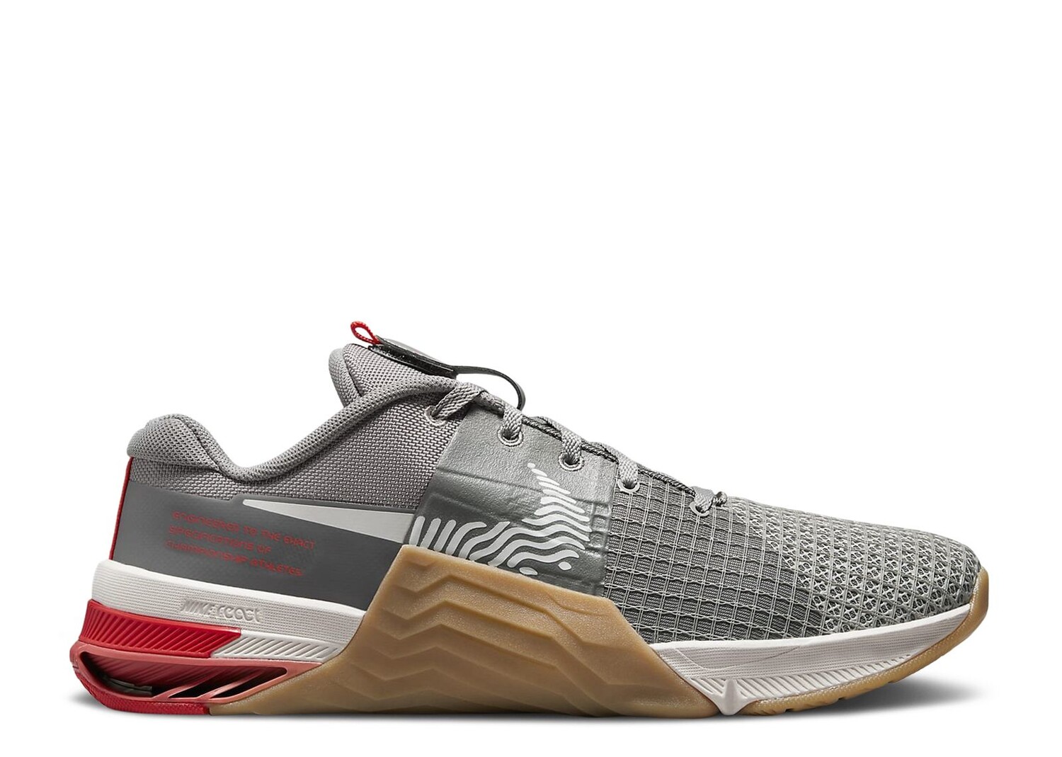

Кроссовки Nike Metcon 8 'Flat Pewter Light Crimson', серый