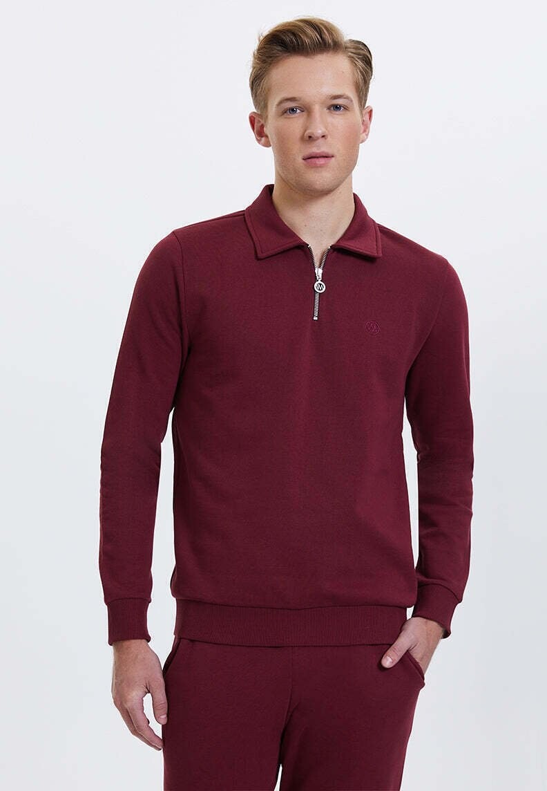 

Толстовка Core Zipped WESTMARK LONDON, цвет cabernet