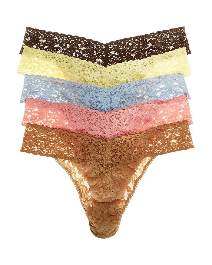 

Фирменные стринги с оригинальной посадкой, набор из 5 шт. Hanky Panky