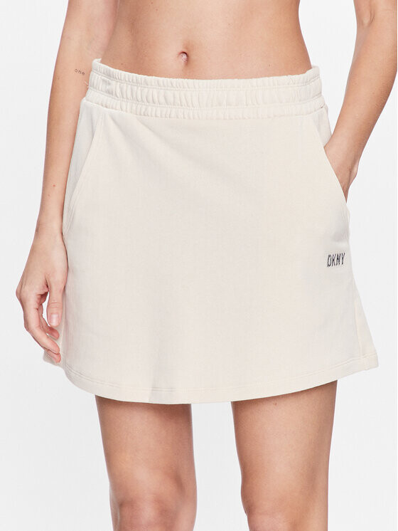 

Мини-юбка классического кроя Dkny Sport, бежевый