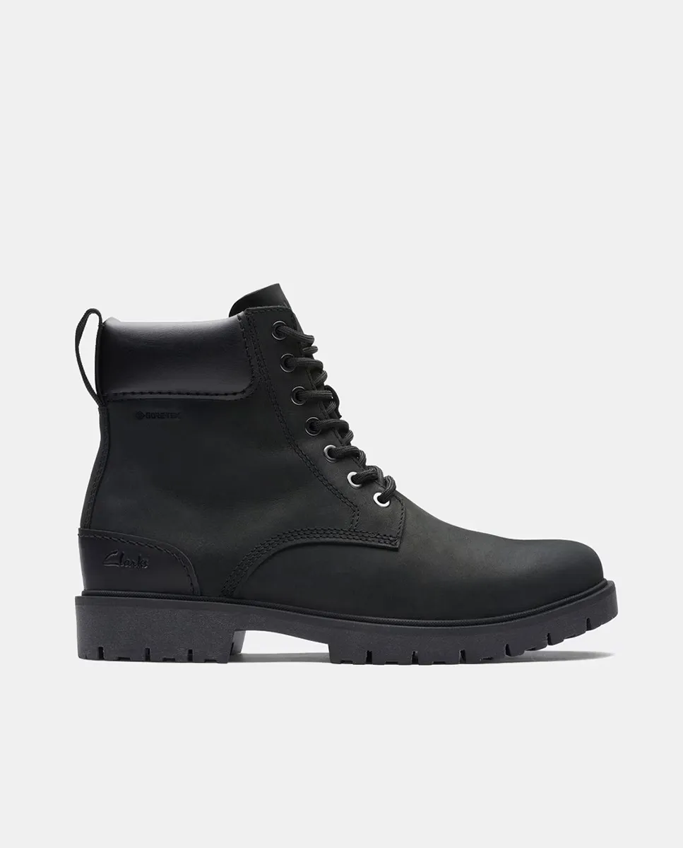 

Мужские ботинки Rossdale High GTX из нубука с Goretex Clarks, черный