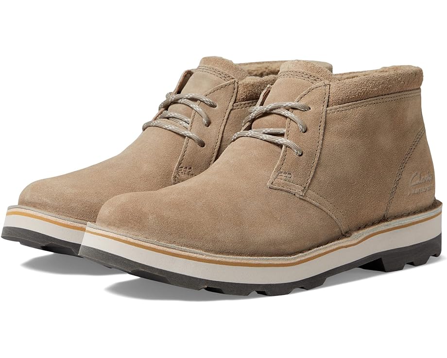 

Ботинки Clarks Corston DB Waterproof, цвет Sand Waxy Suede Warmlined Waterproof