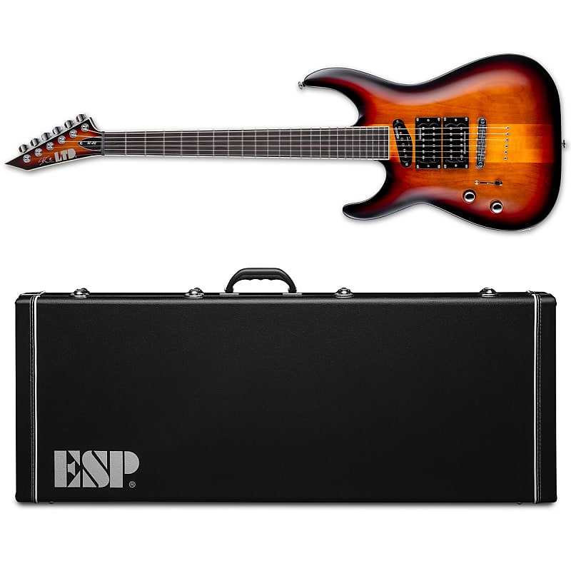 Электрогитара ESP LTD Stephen Carpenter SC-20 LH 3-Tone Burst Left-Handed Electric Guitar + Hard Case