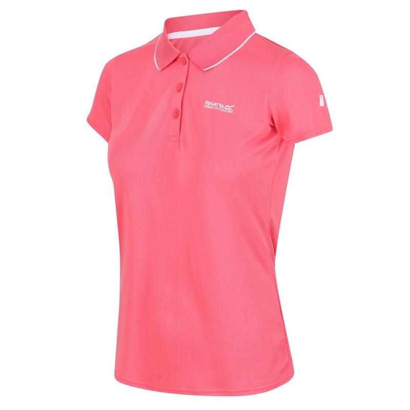 Женская прогулочная рубашка с коротким рукавом Maverik V - розовая REGATTA, цвет rosa