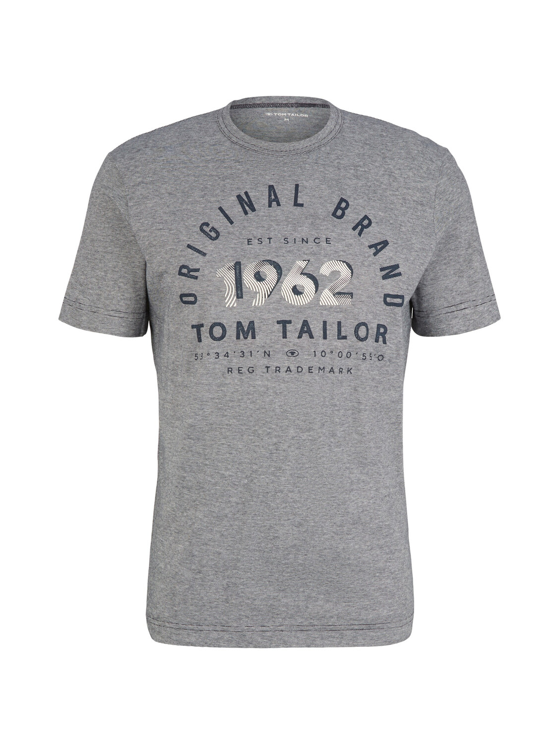 

Футболка Tom Tailor mit Print, серый