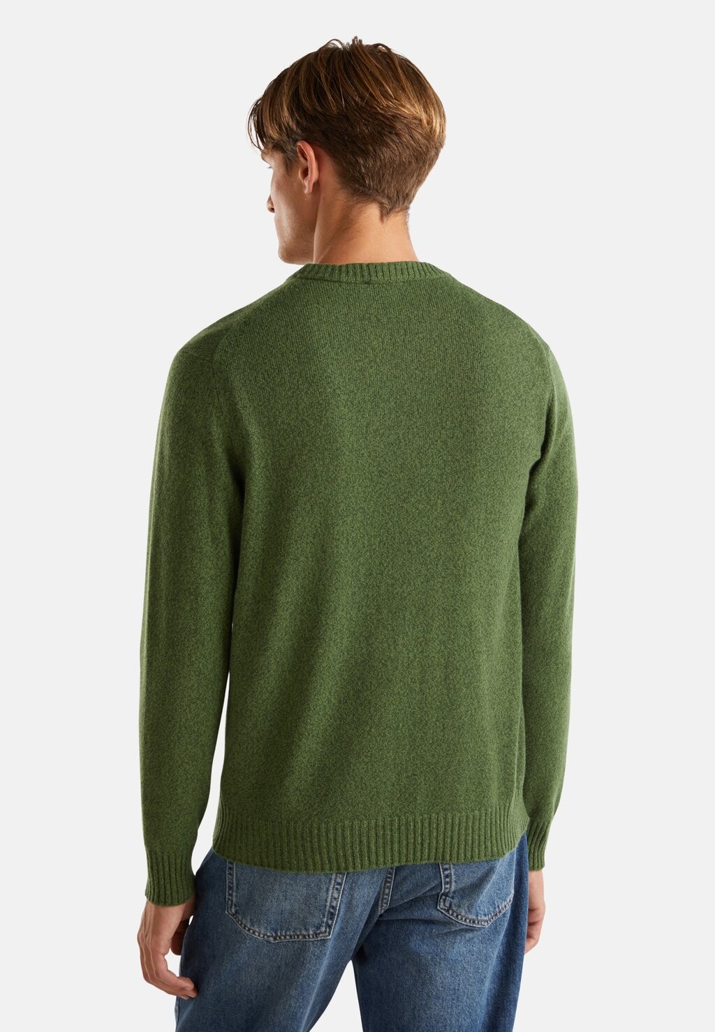 

Джемпер CREW NECK BLEND United Colors of Benetton, зеленый