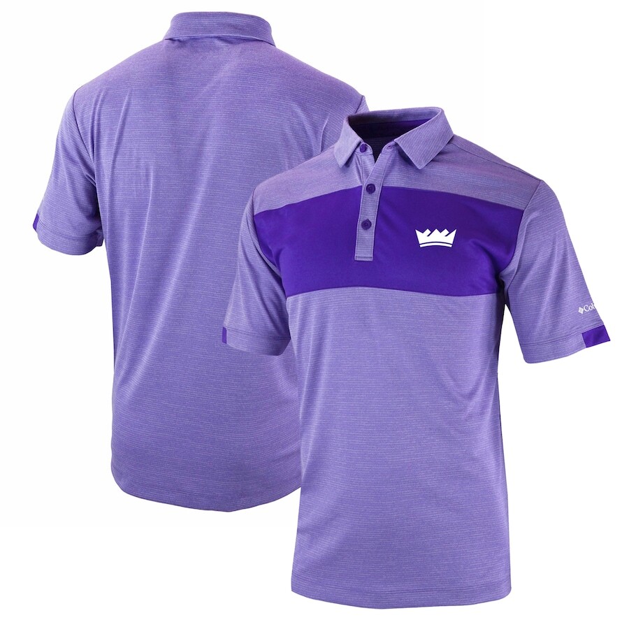 

Поло с коротким рукавом Columbia Sacramento Kings, фиолетовый
