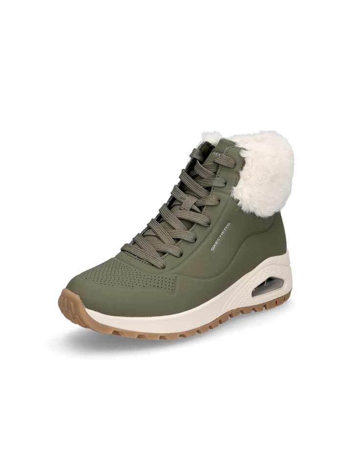 

Высокие кроссовки Skechers High Top UNO Rugged Fall Air, оливковый, Зеленый, Высокие кроссовки Skechers High Top UNO Rugged Fall Air, оливковый
