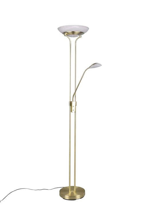 

Светодиодный торшер 180x32,5x57 см, цвет латуни