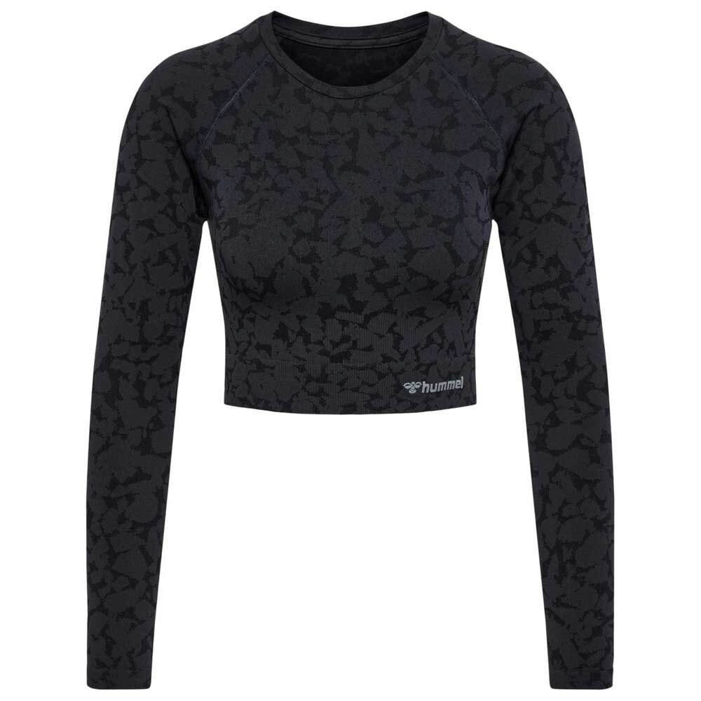 

Футболка с длинным рукавом Hummel PI Crop Seamless, черный