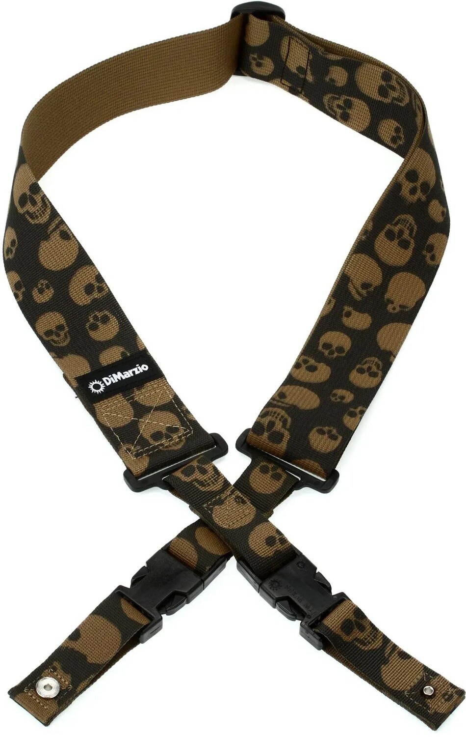 

Ремень для гитары DiMarzio DD2200T Cordura ClipLock — камуфляжный череп