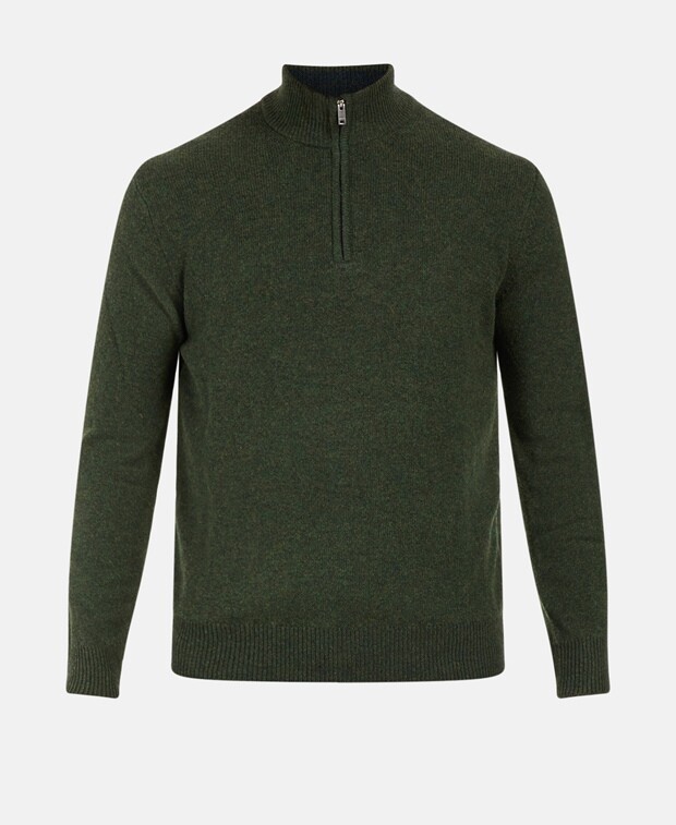 

Шерстяной джемпер Hackett London, темно-зеленый