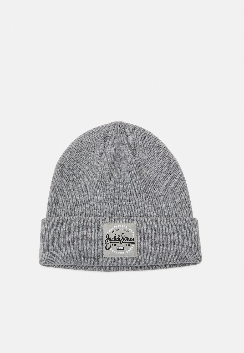 Шапка JACMATT BEANIE Jack & Jones, цвет Light Grey Melange