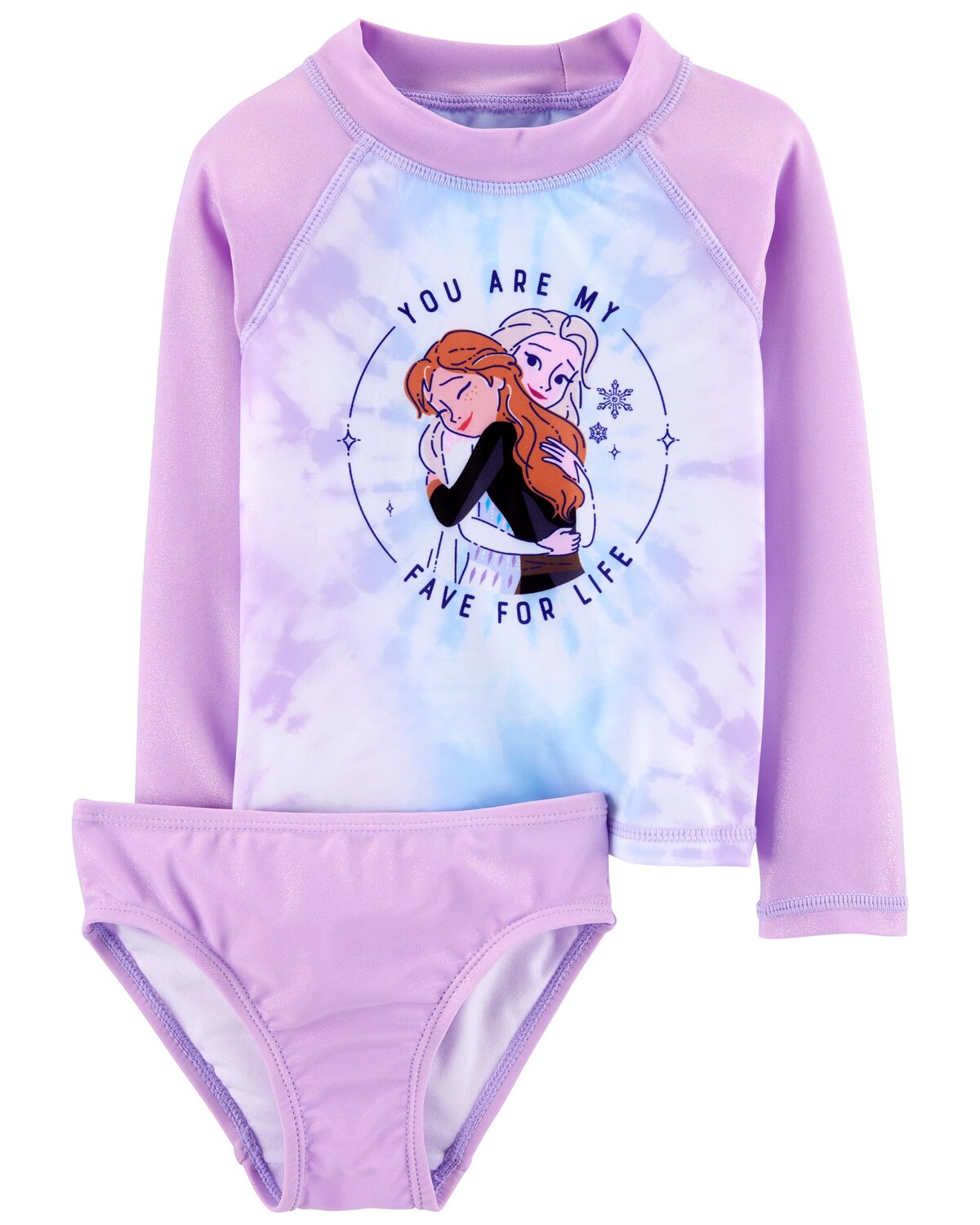 

Набор из 2 предметов Rashguard для малышей Frozen Carter's, фиолетовый